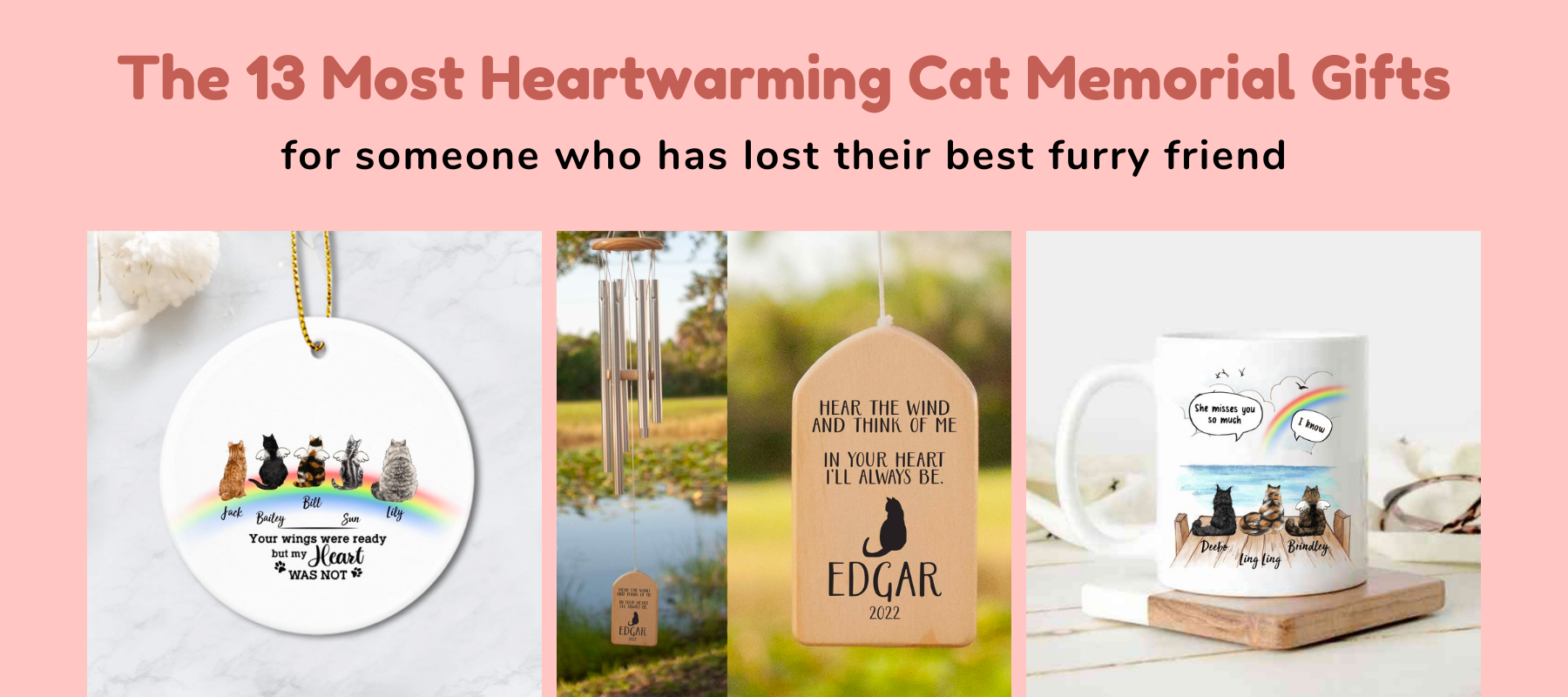 The 13 Most Heartwarming Cat Memorial Gifts for Someone Who Has Lost Their Best Furry Friend