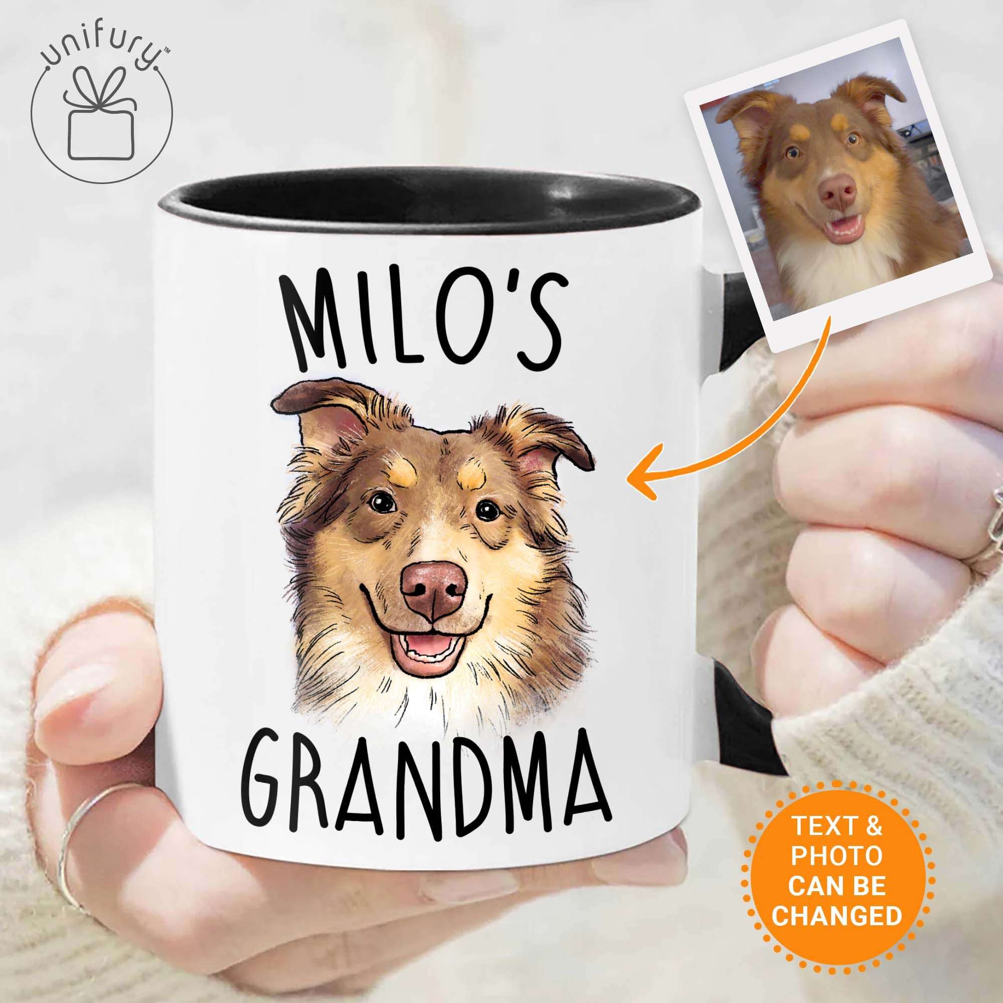 Dog Mom Dog Grandma Accent Mug For Dog Lovers