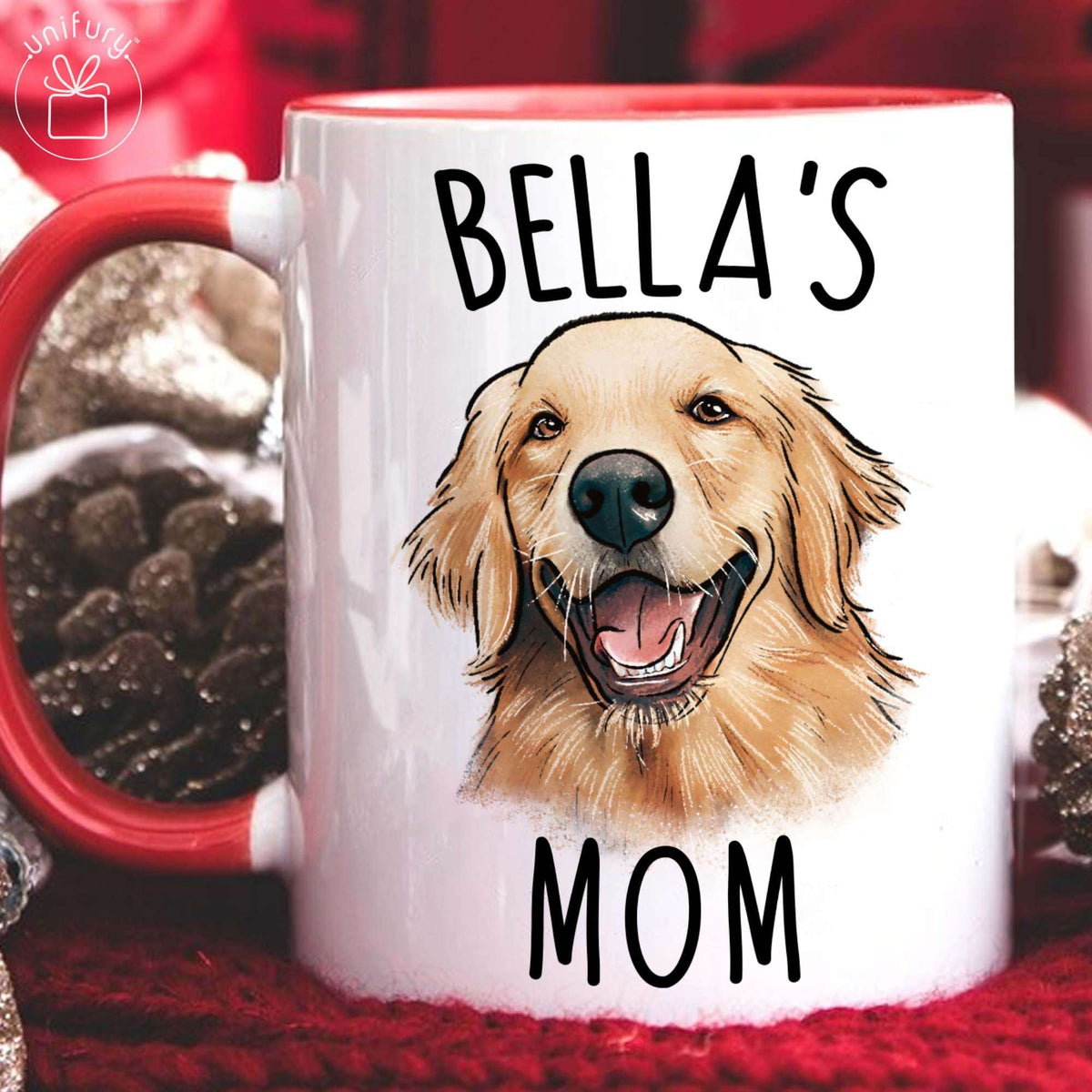 Dog Mom Dog Grandma Accent Mug For Dog Lovers