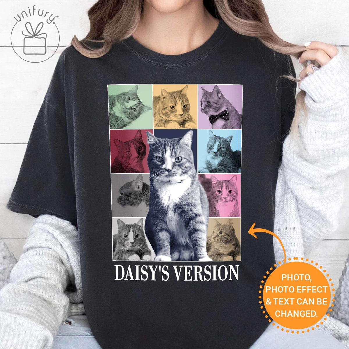 Custom Cat&#39;s Version Bootleg T-shirt For Cat Lovers