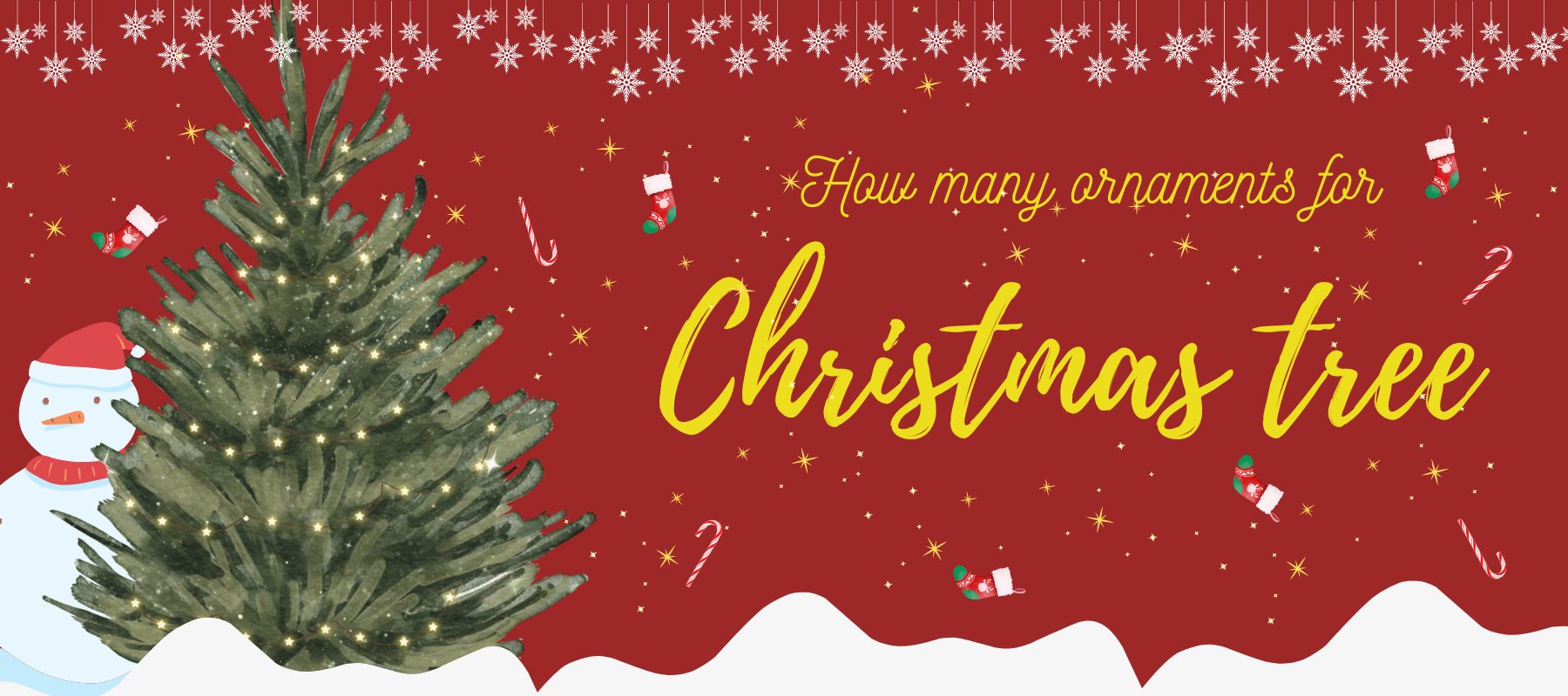 How Many ornaments for a Christmas Tree? Unifury