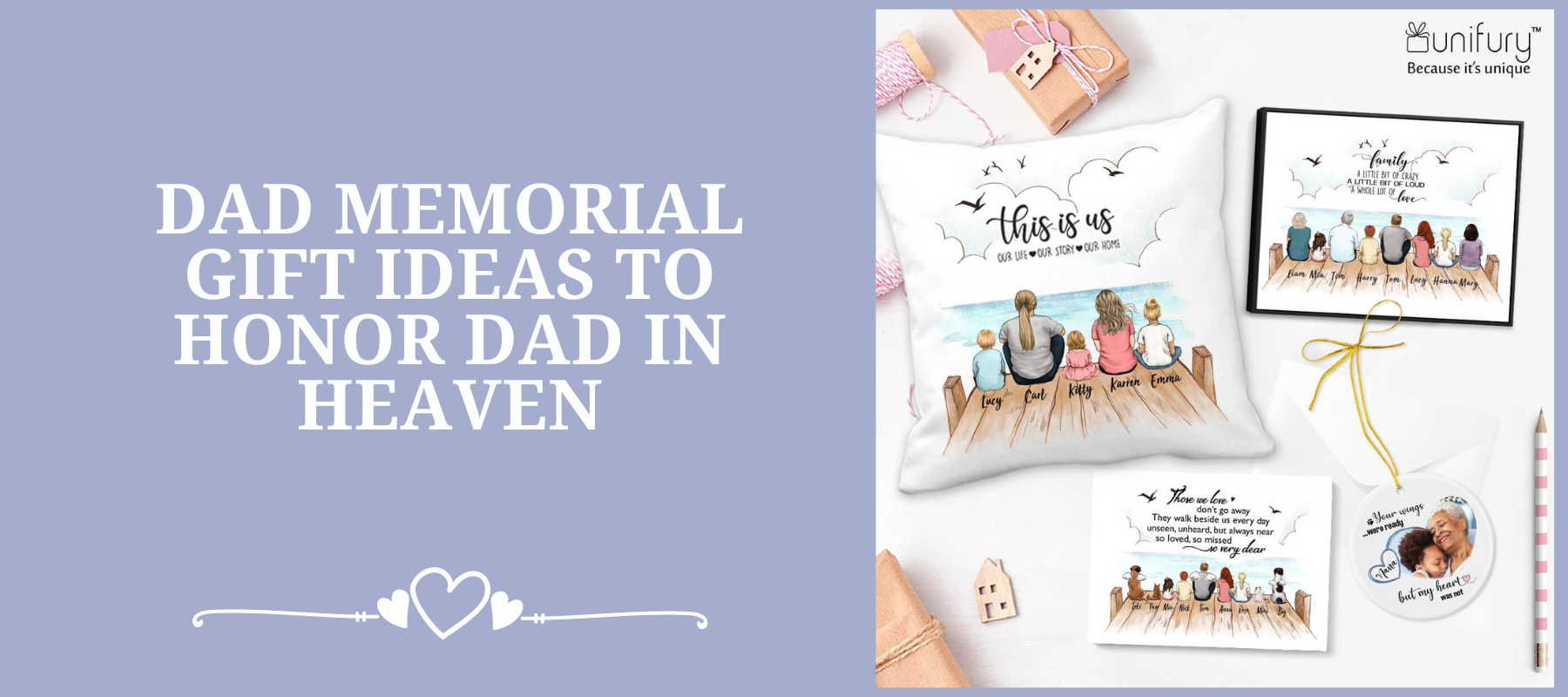 Dad Memorial Gift Ideas: In Memory of Dad Gifts To Honor Dad | Unifury