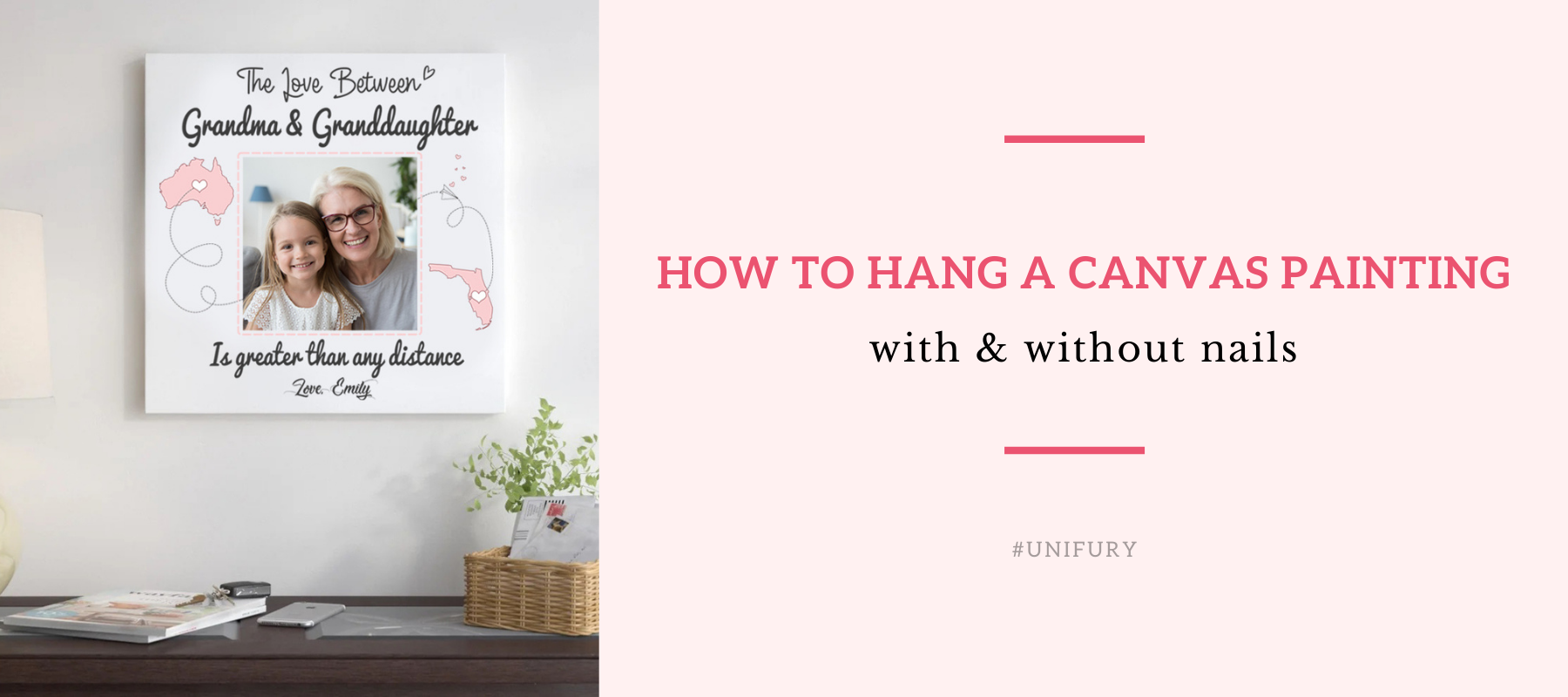 How To Hang A Canvas Painting With And Without Nails