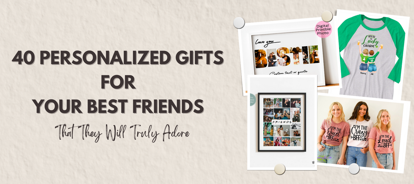 5 Awesome Personalized Gifts for Your Best Friends | Best friend christmas  gifts, Unique birthday gifts, Awesome personalized gifts