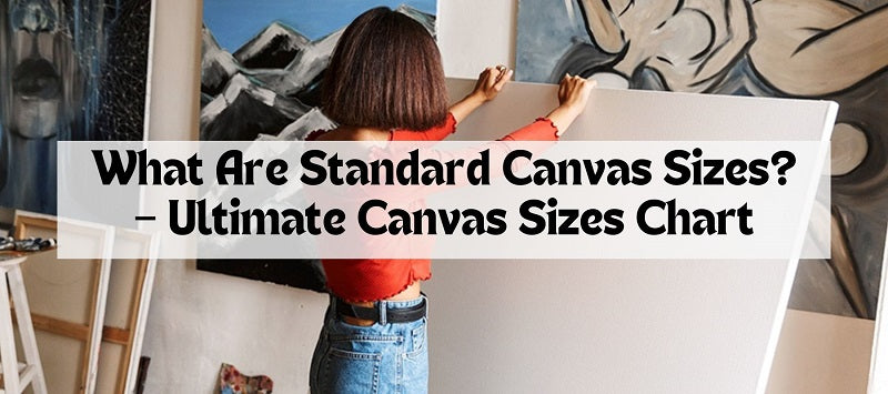 what are standard canvas sizes