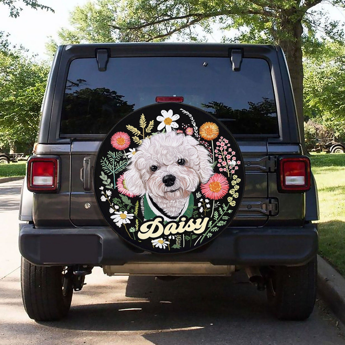 Pet Portrait Spare Tire Cover