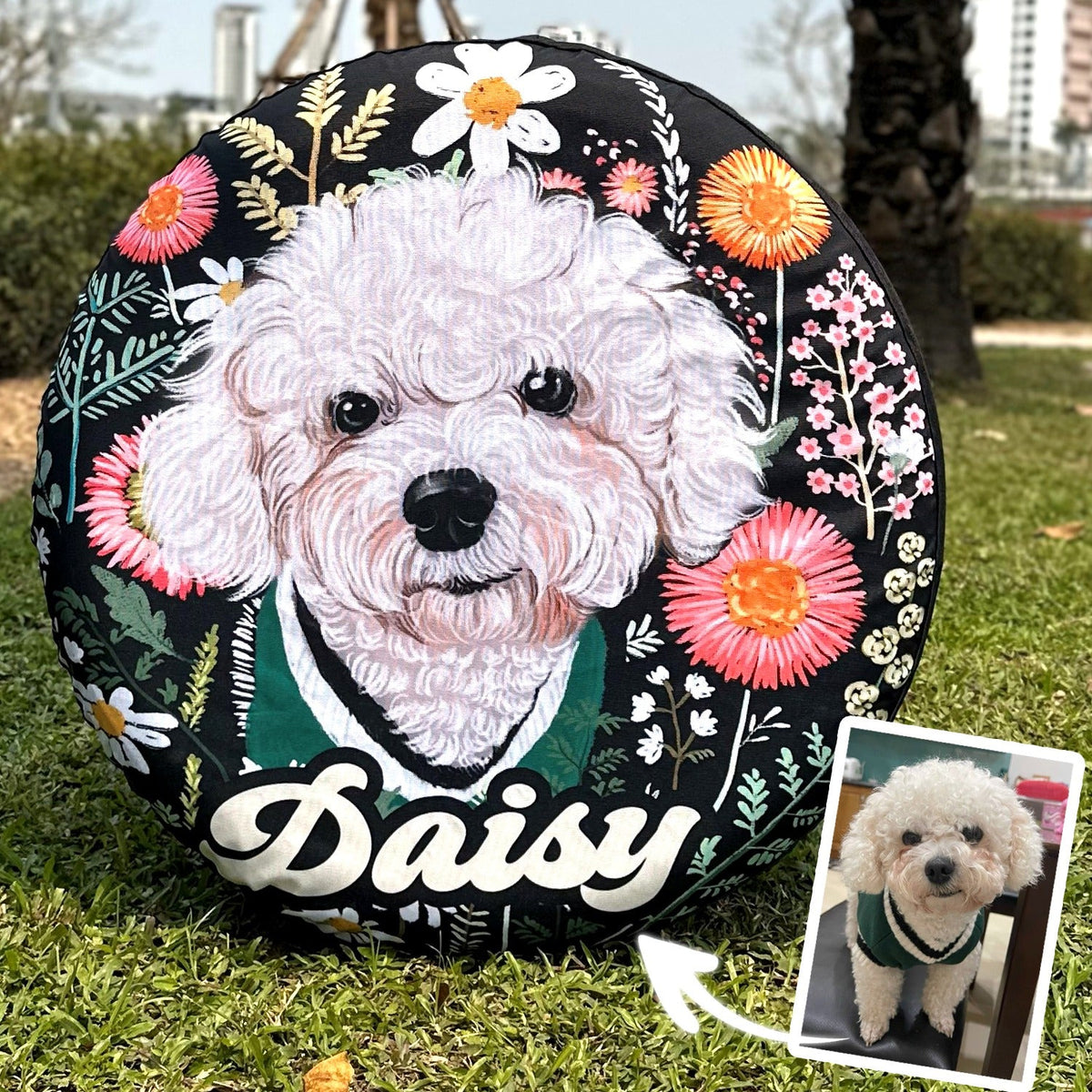 Pet Portrait Spare Tire Cover