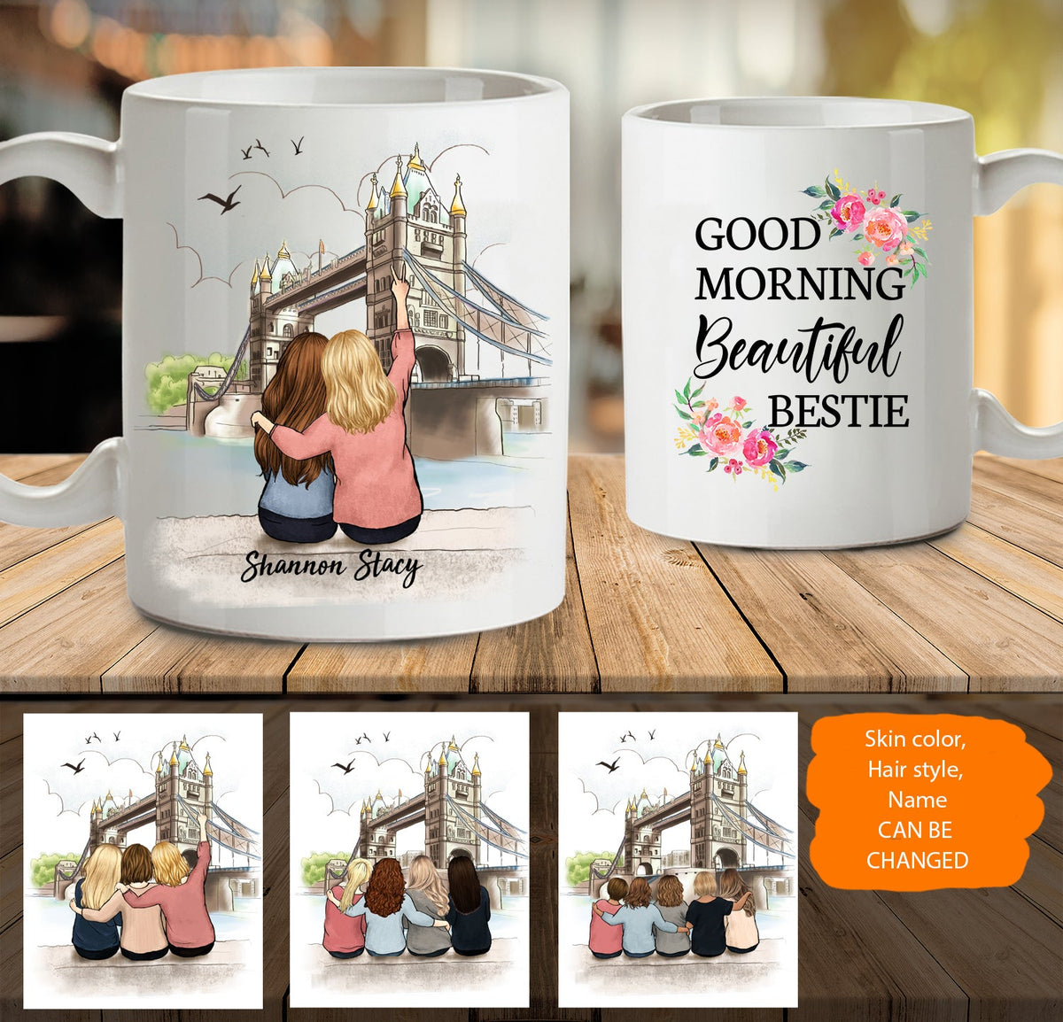 Custom Friendship Mugs - London Mug 12