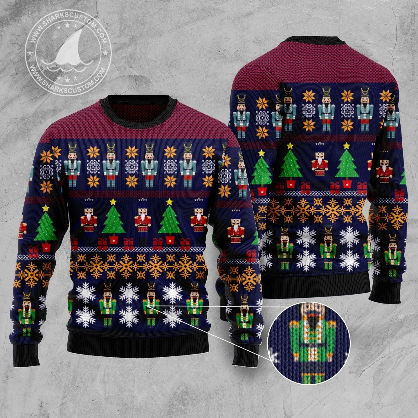 Nutcracker Christmas Ugly Christmas Sweater, Christmas Party Outfit for Men and Women, Gift for Nutcracker Fans