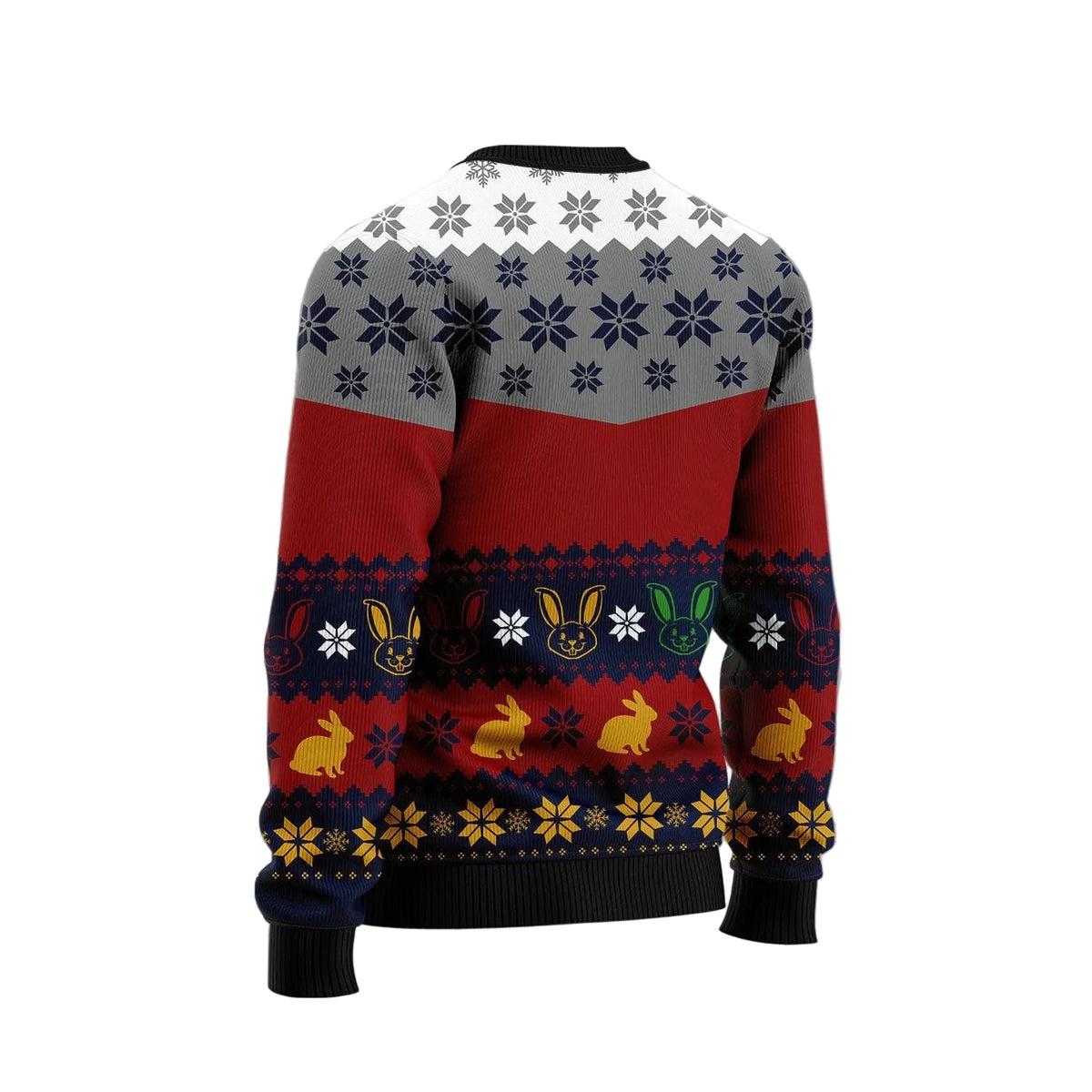 Cute Rabbit Ugly Christmas Sweater | Holiday Gift for Rabbit Lovers | Plus Size Party Outfit for Rabbit Lovers