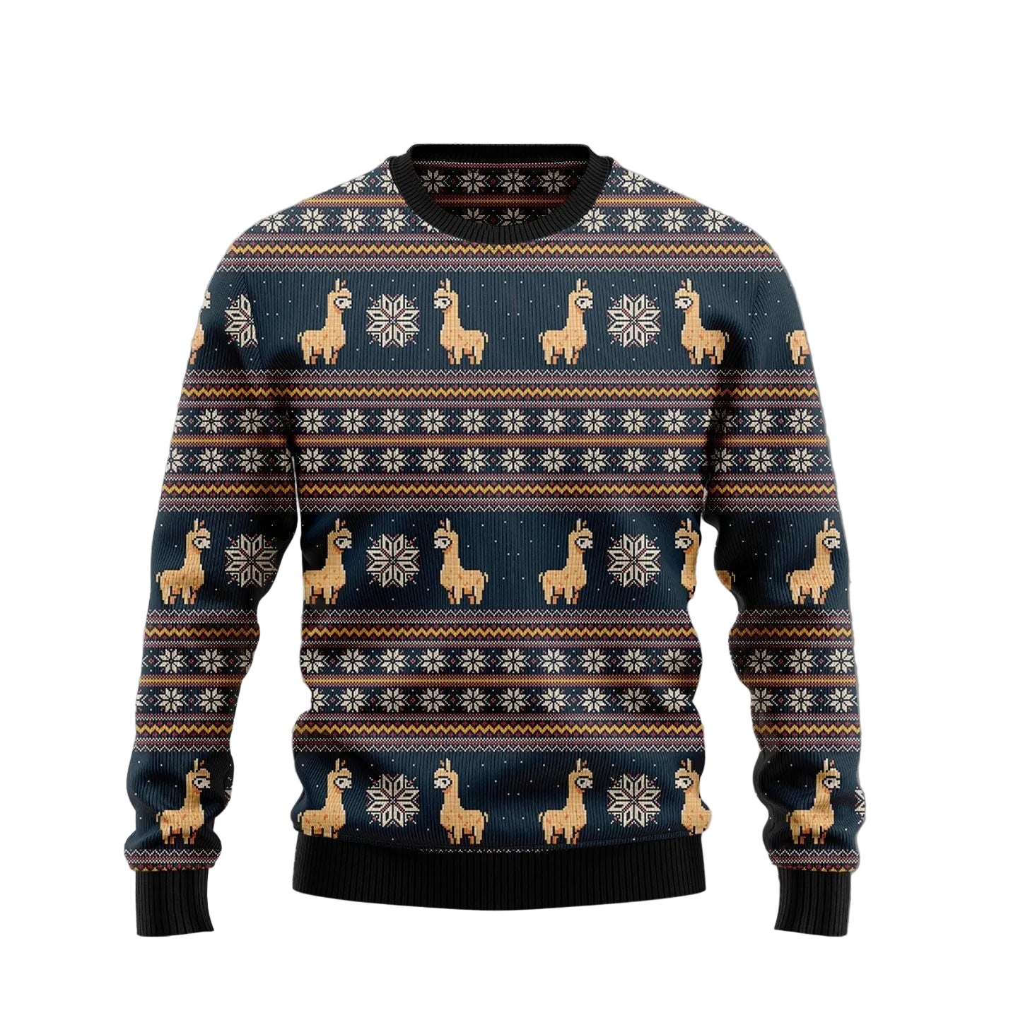 Amazing Christmas Llama Ugly Christmas Sweater for Men and Women, Funny Xmas Party Outfit, Gift for Llama Lovers