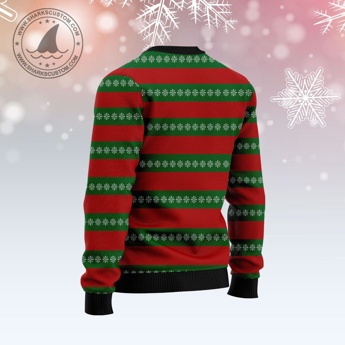 Black Cat Family Christmas Ugly Christmas Sweater, Holiday Party Pullover for Men and Women, Gift for Black Cat Lovers