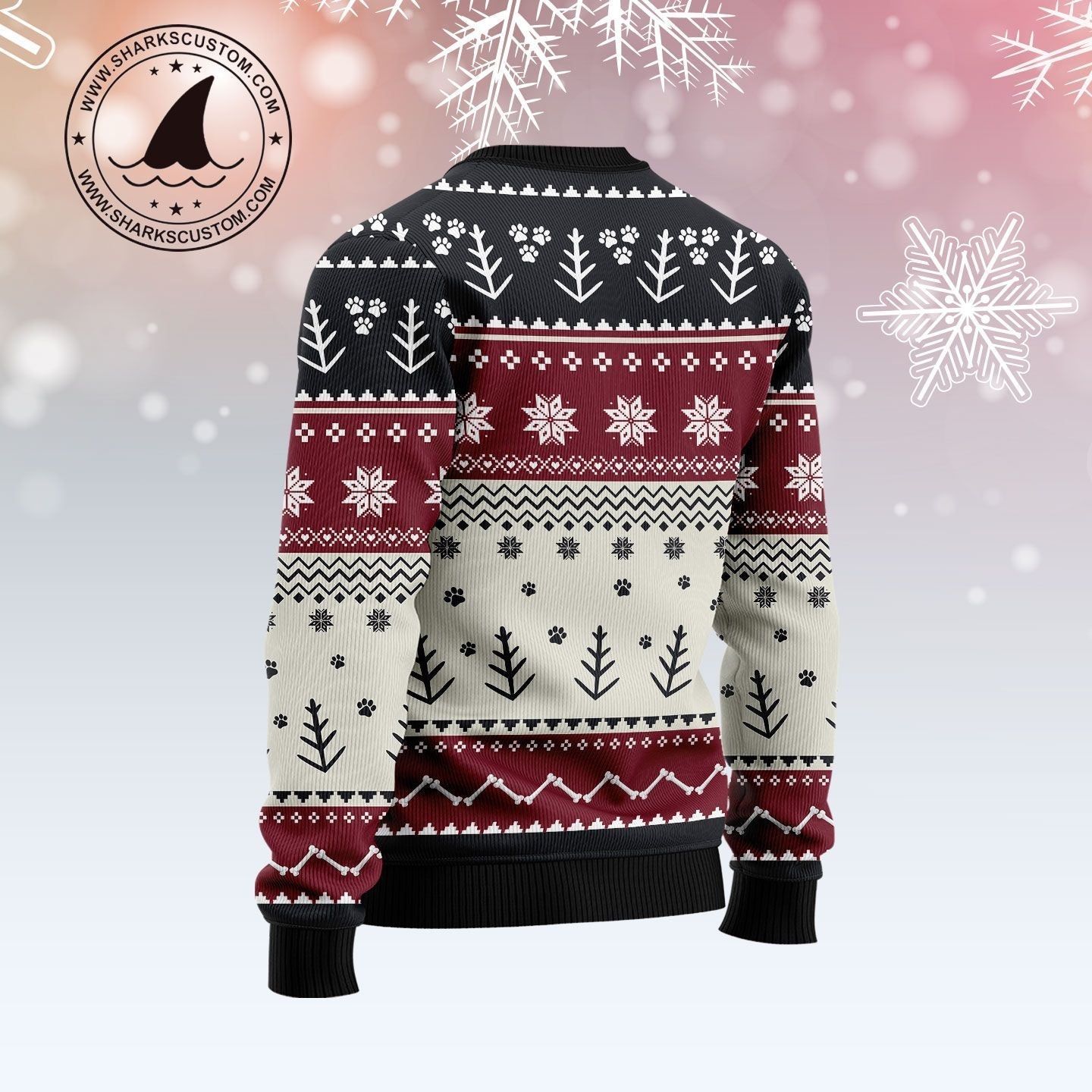 Merry Puggin' Christmas Ugly Christmas Sweater, Festive Christmas Outfit, Unique Holiday Gift for Pug Dog Lovers