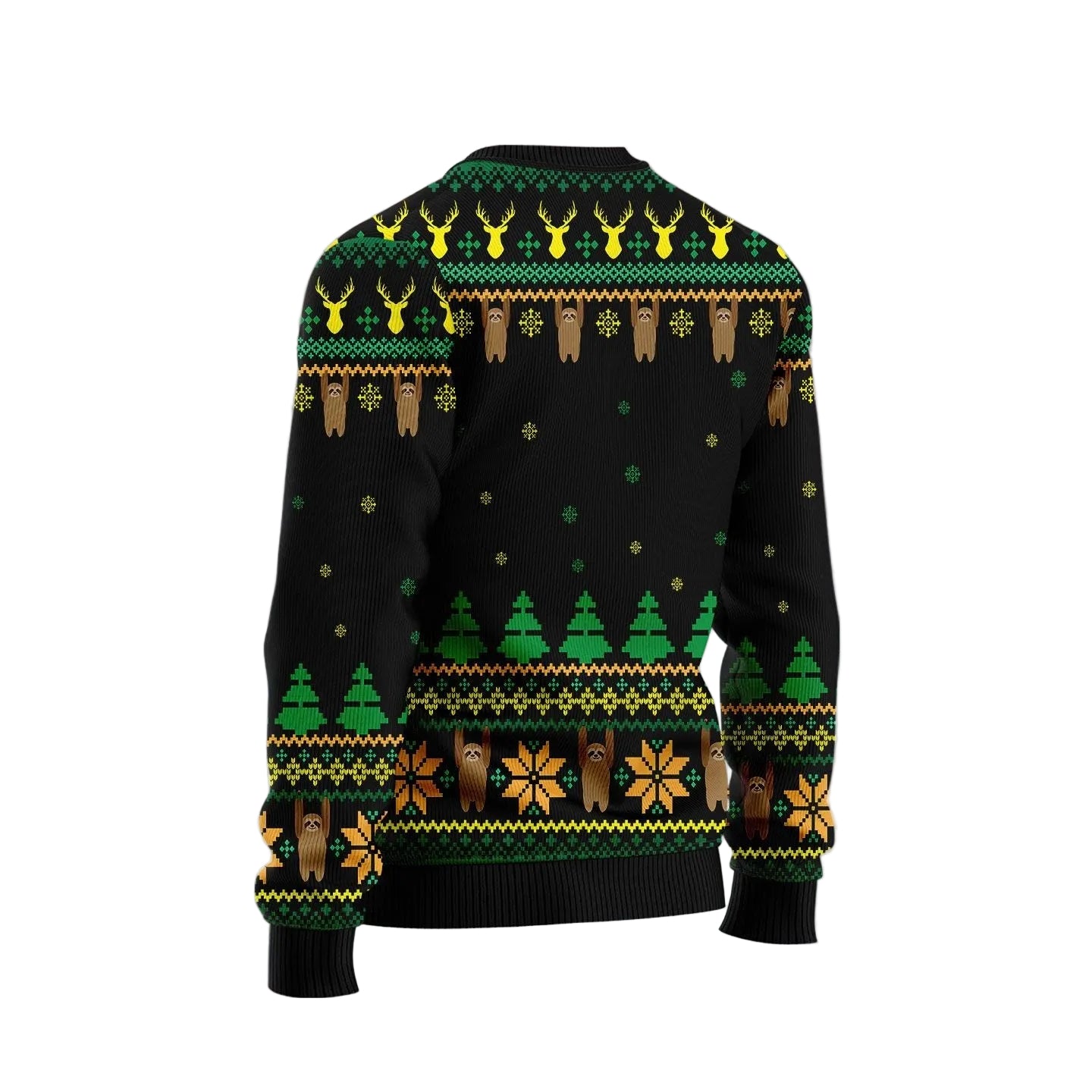 Sloth Team Holiday Ugly Christmas Sweater, Funny Sloth Lover Pullover for Relaxed Christmas Gatherings with Friends