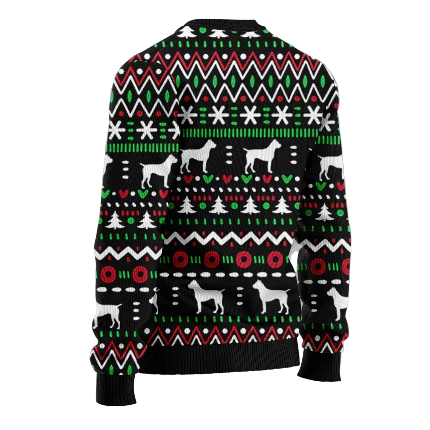 Boxer Dog Ugly Christmas Sweater, Xmas Ball Holiday Pullover for Boxer Lovers, Dog Moms and Festive Winter Parties