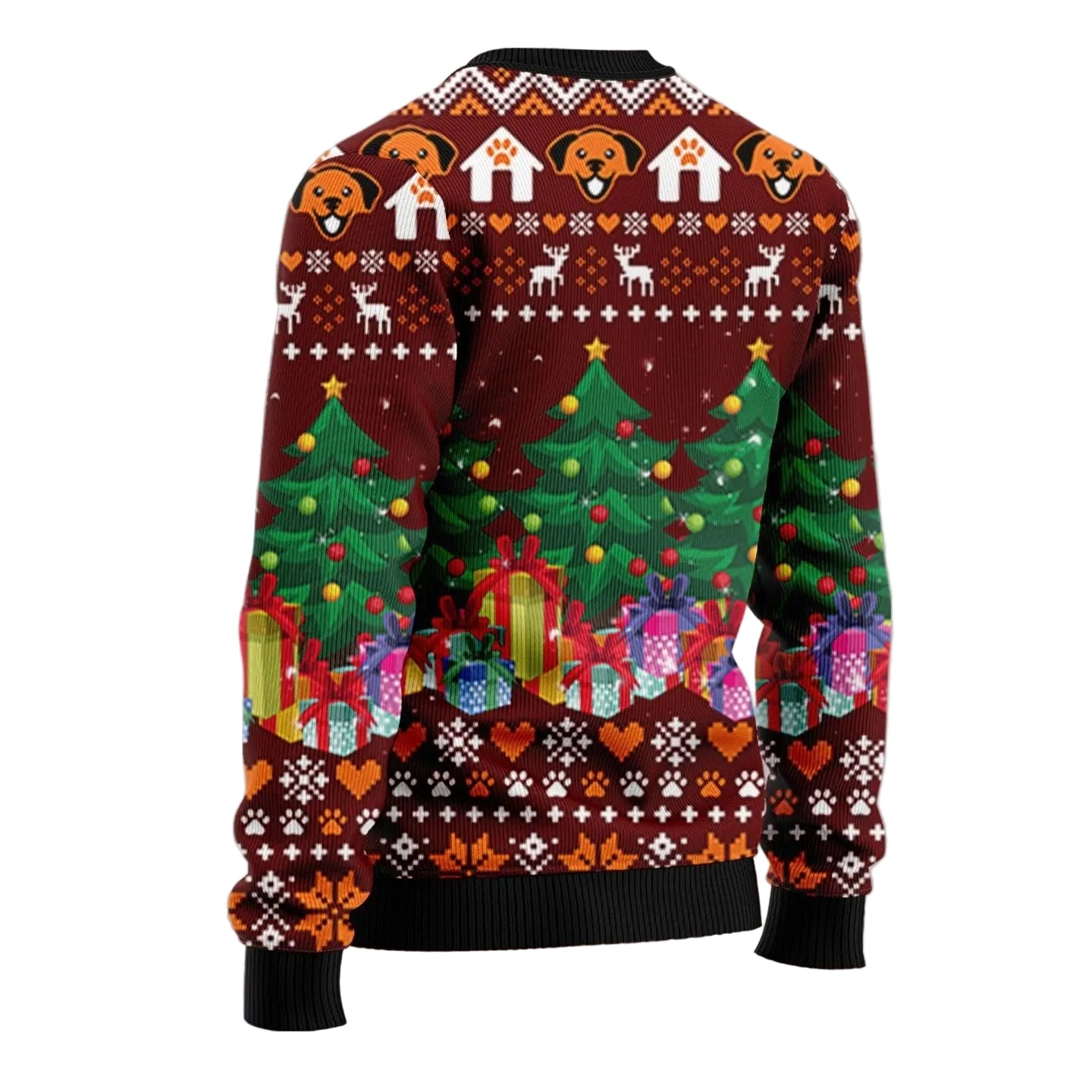 Australian Shepherd Pine Tree Ugly Christmas Sweater, Unisex Holiday Party Outfit, Gift for Australian Shepherd Lovers