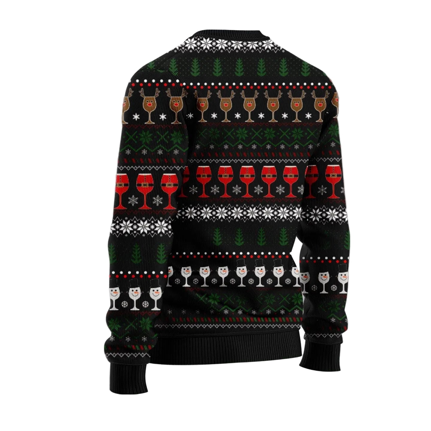 Red Wine More Merry Ugly Christmas Sweater for Men and Women, Funny Holiday Party Outfit, Gift for Wine Lovers