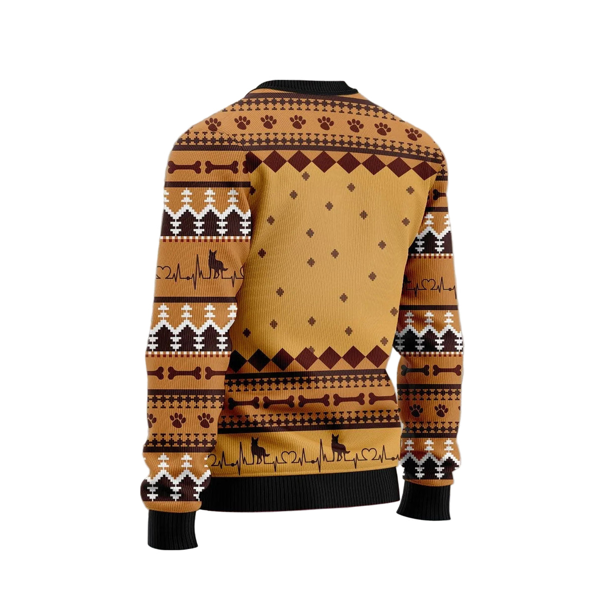 German Shepherd When I Need a Hand Ugly Christmas Sweater, Unisex Holiday Party Outfit for German Shepherd Owners
