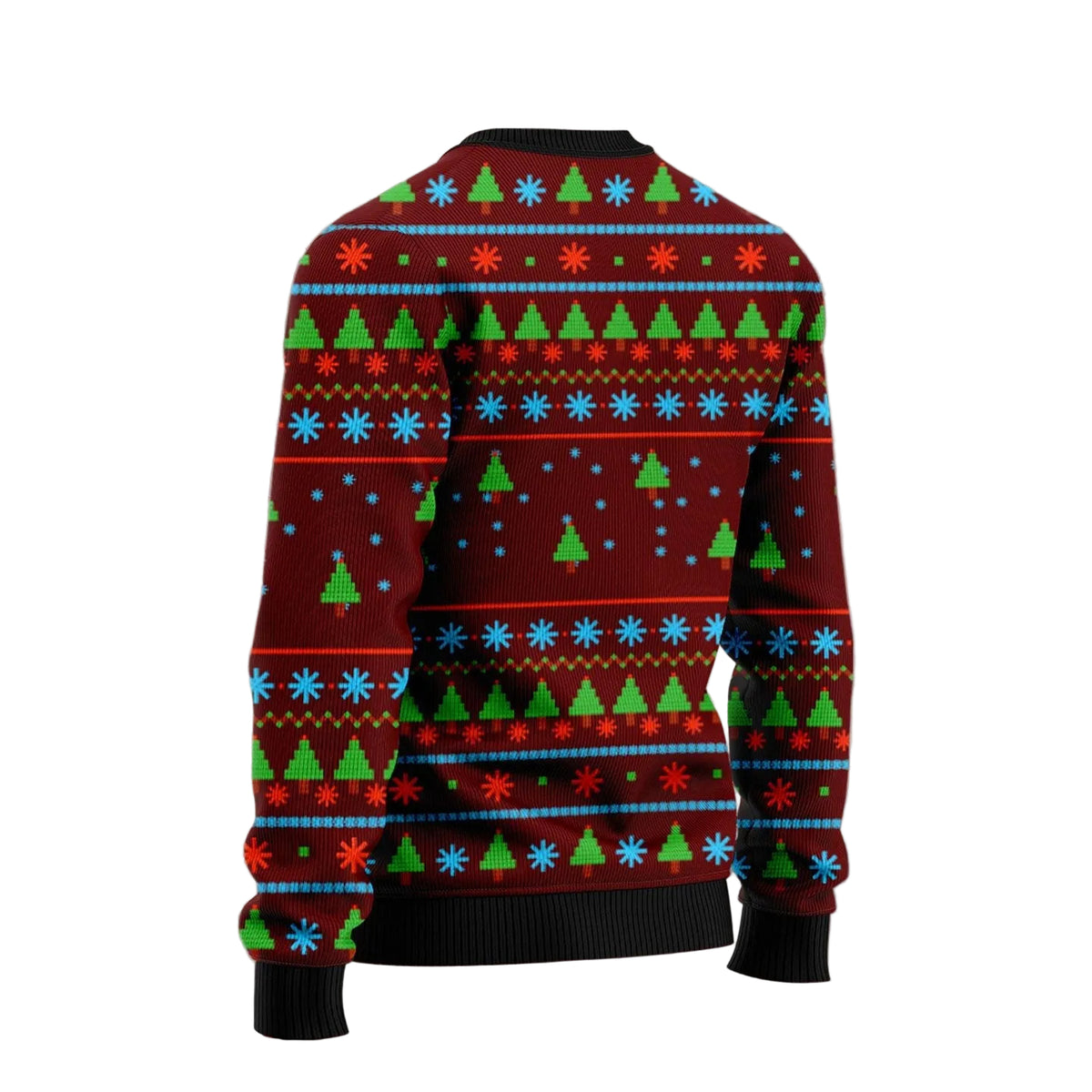 Building Block Bell Ugly Christmas Sweater, Festive Toy Brick Pullover for Building Block Fans, Fun Xmas Party Clothing