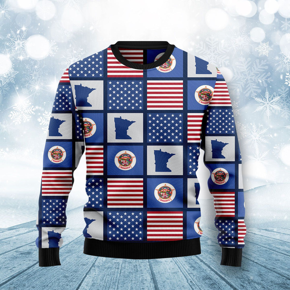 Amazing Minnesota Ugly Christmas Sweater | Holiday Gift for Minnesota Fans | Holiday Party Wear for Men & Women