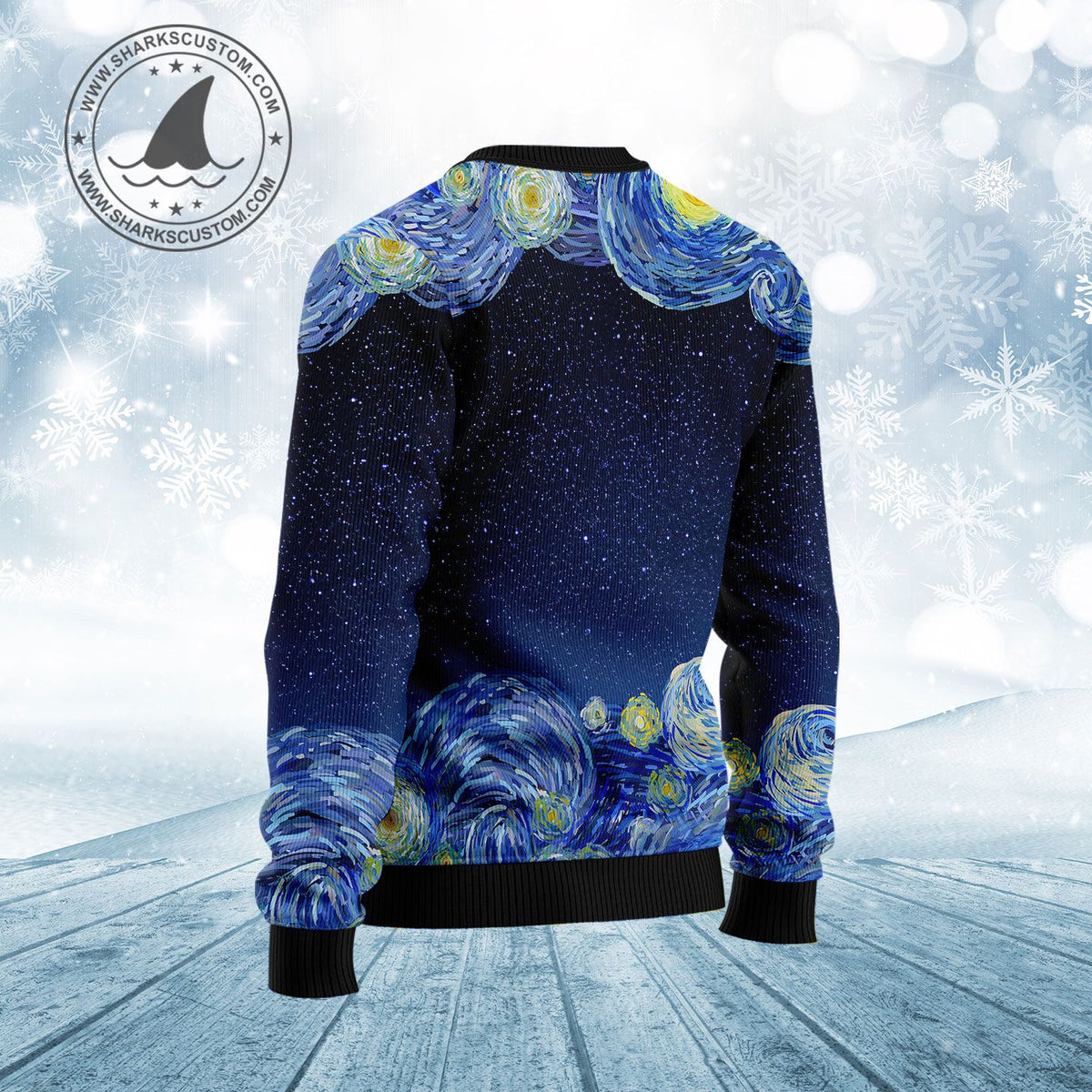 Starry Minnesota Ugly Christmas Sweater, Starry Minnesota State Holiday Design, Holiday Party Pullover for Adults