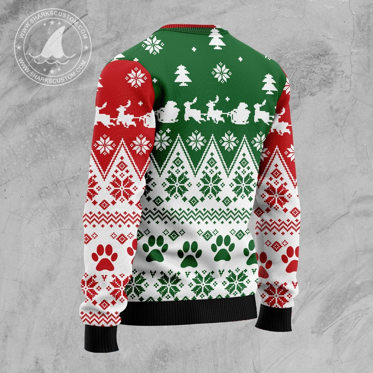 Black Cat Oh Christmas Tree Ugly Christmas Sweater | Holiday Gift for Cat Lovers | Matching Family Party Outfit