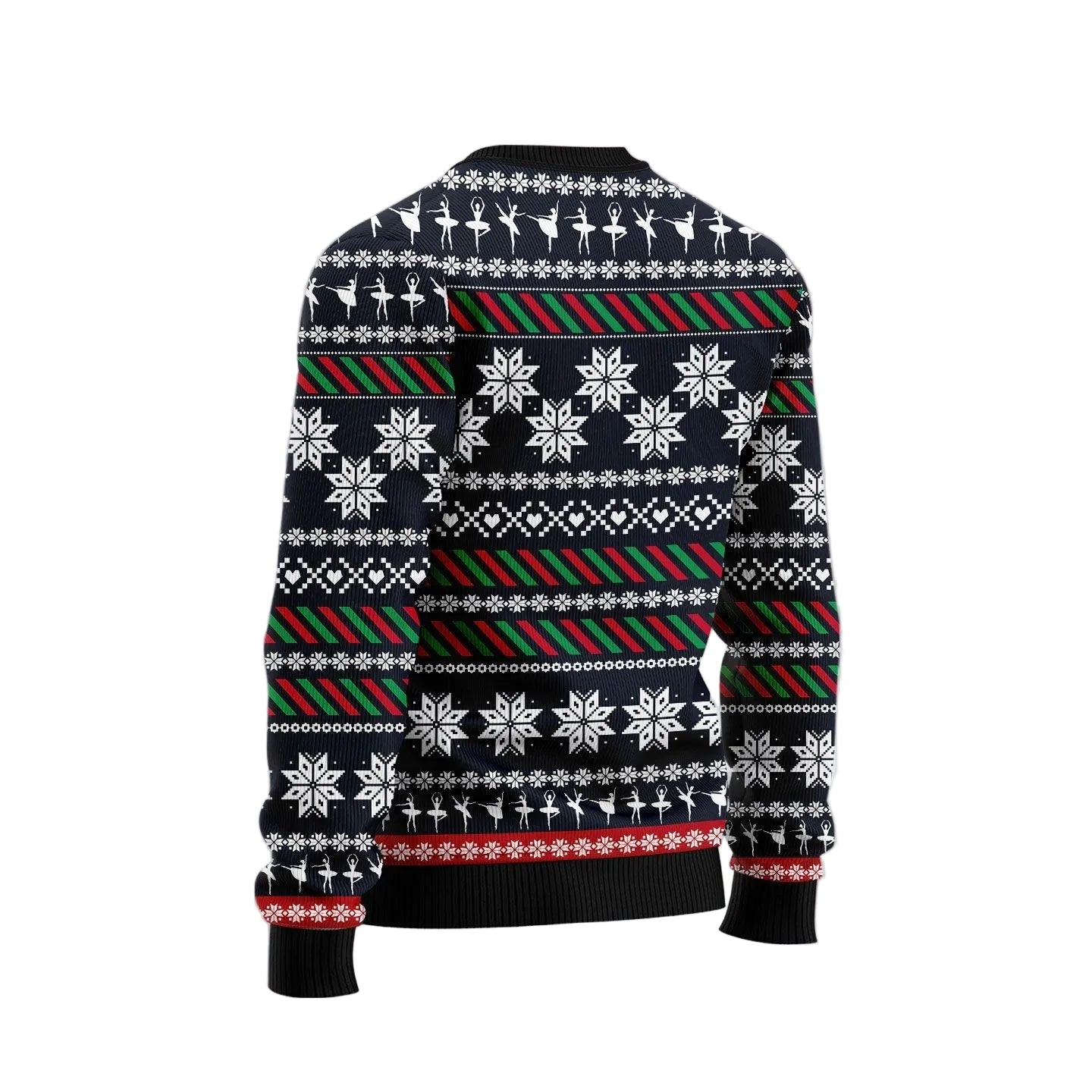 Ballet Pointe Your Toes Ugly Christmas Sweater, Unisex Holiday Party Outfit and Gift for Dancers And Ballet Fans