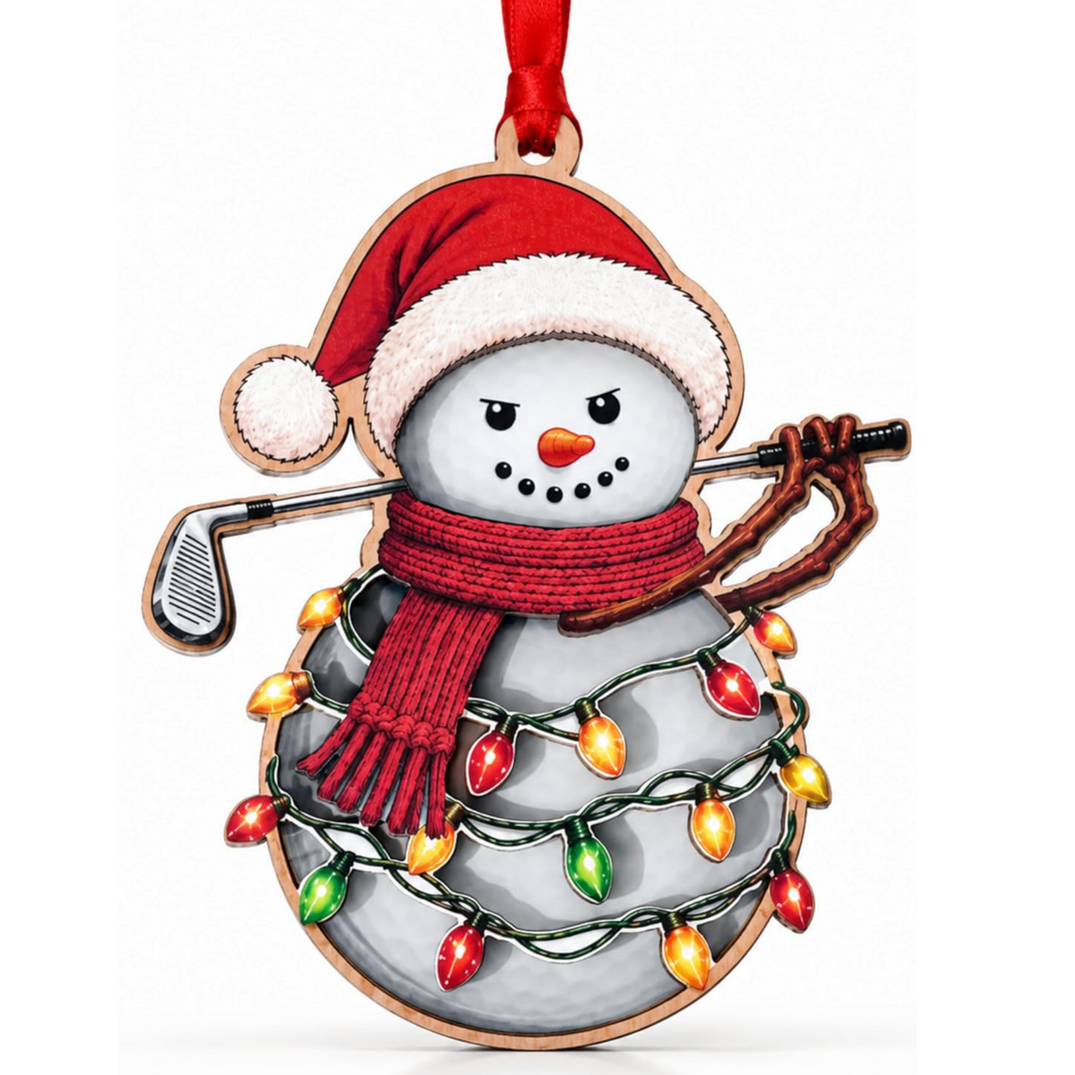 Golf Christmas Ornament 2026, Golf Ornaments for Christmas Tree 2026, Funny Golfer Christmas Ornament Gifts