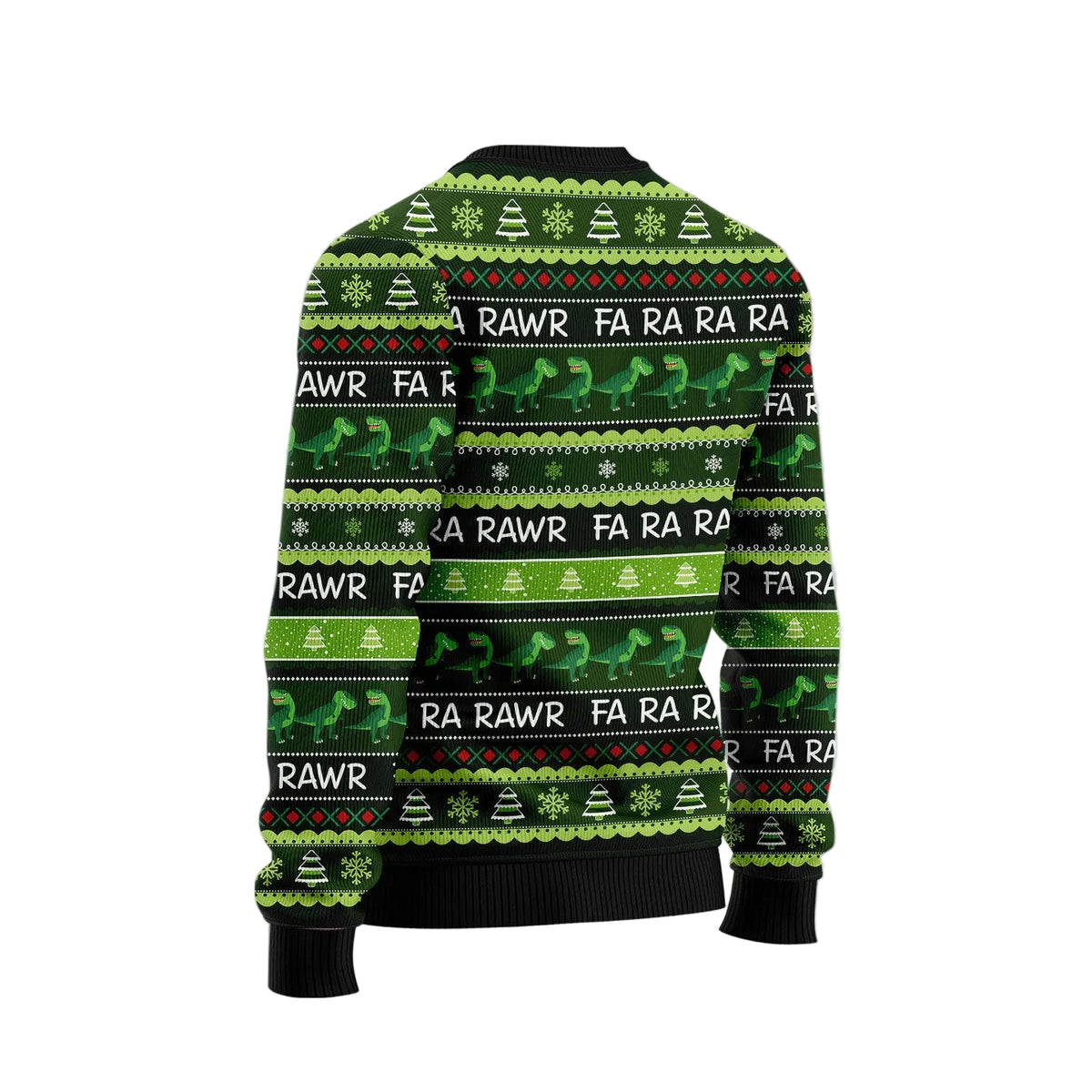 Dinosaur Gift Farararawr Ugly Christmas Sweater, Winter Party Outfit for Dinosaur Lovers, Festive Holiday Top