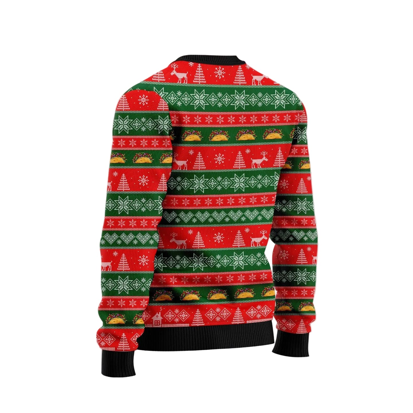 Body by Taco Ugly Christmas Sweater for Men and Women, Funny Holiday Party Outfit, Christmas Gift for Taco Lovers