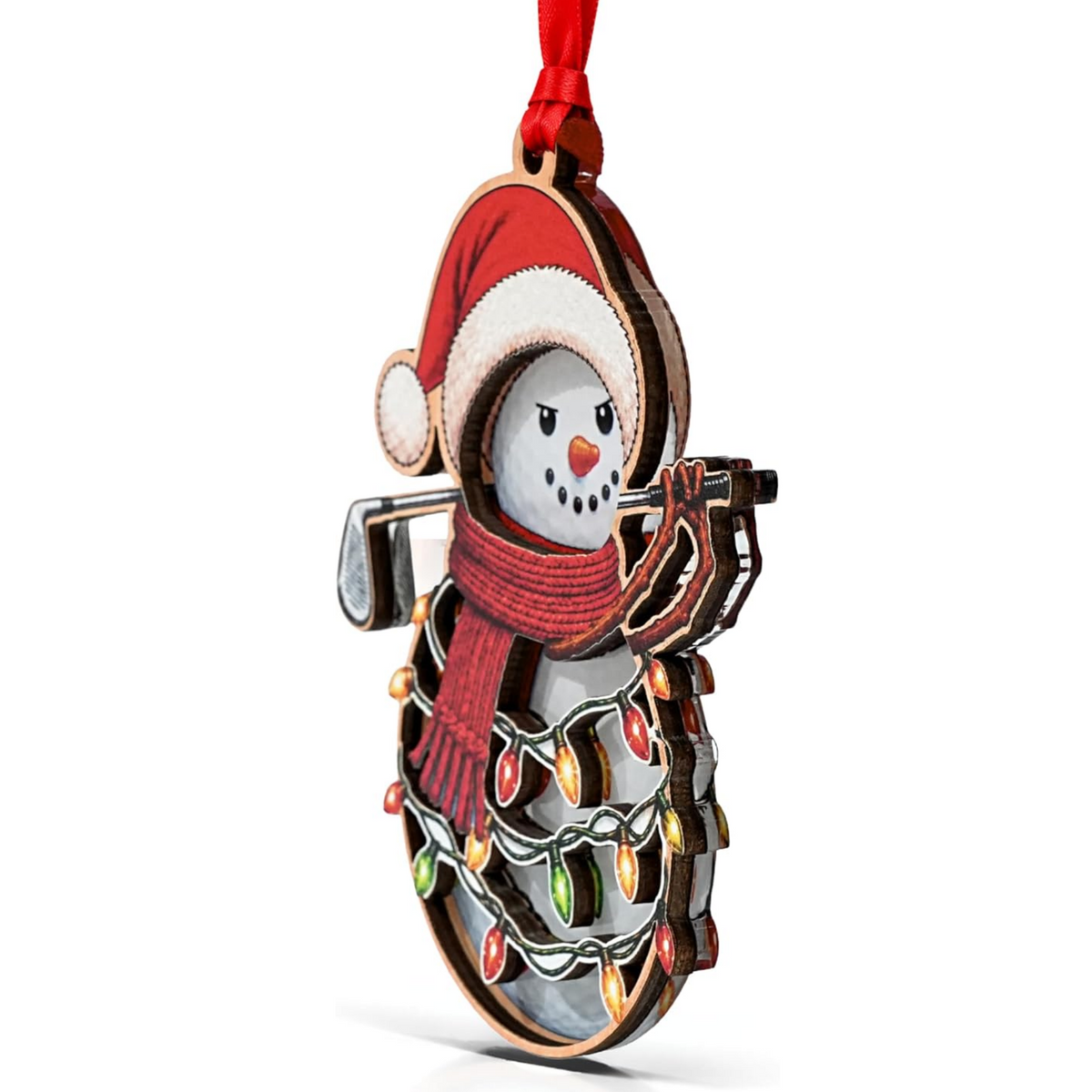 Golf Christmas Ornament 2026, Golf Ornaments for Christmas Tree 2026, Funny Golfer Christmas Ornament Gifts