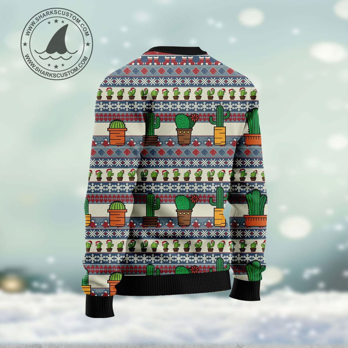 Cactus Not Even The Naughty List Can Handle Me Ugly Christmas Sweater | Fun Gift for Cactus Lovers and Friends