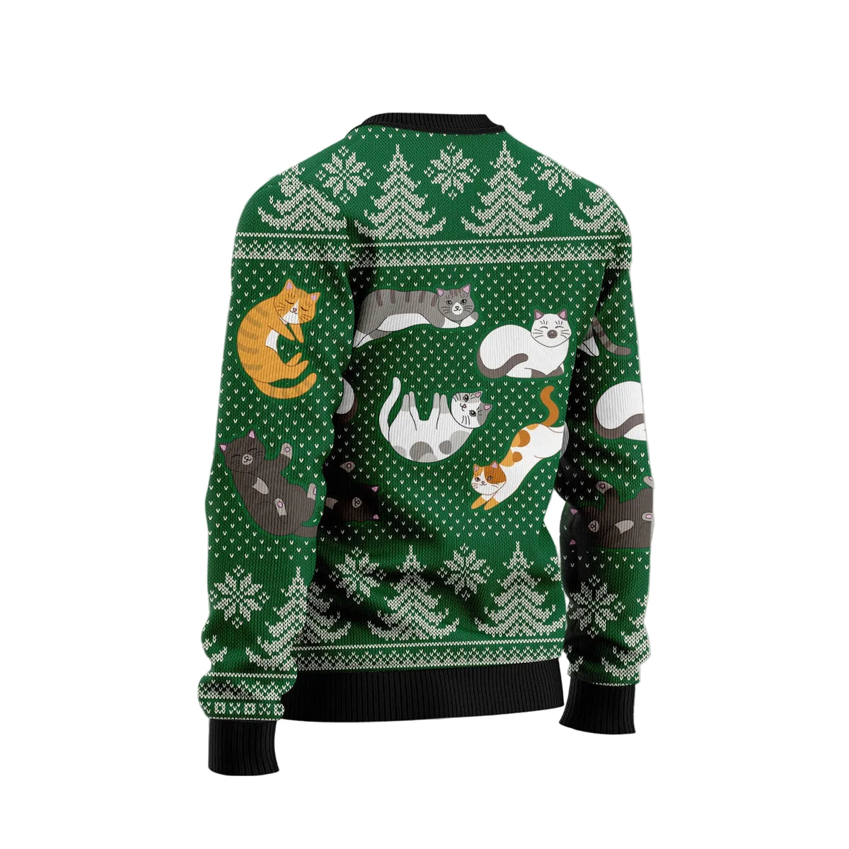 Cat Keep It Classy for Christmas Ugly Christmas Sweater, Funny Holiday Pullover for Cat Moms, Cat Dads and Cat Lovers