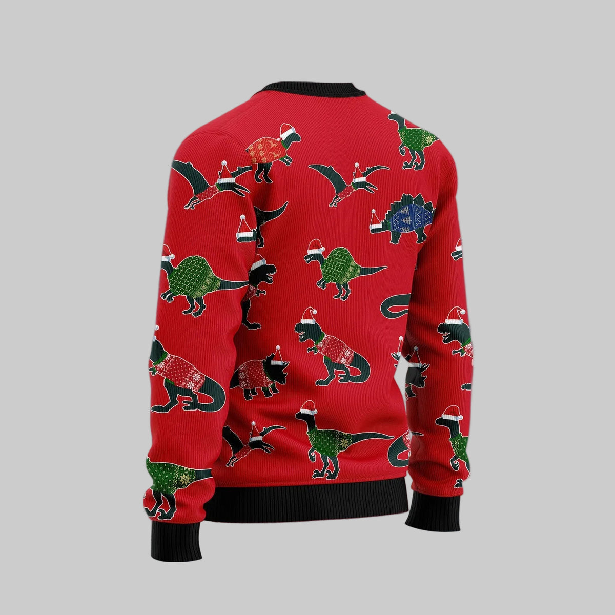 Amazing Dinosaur Christmas Ugly Christmas Sweater for Men Women, Funny Holiday Party Outfit, Festive Xmas Gift