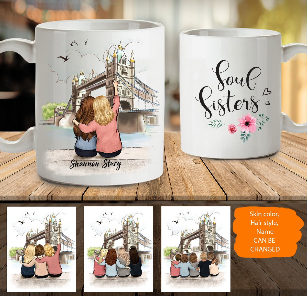 Custom Friendship Mugs - London Mug 03