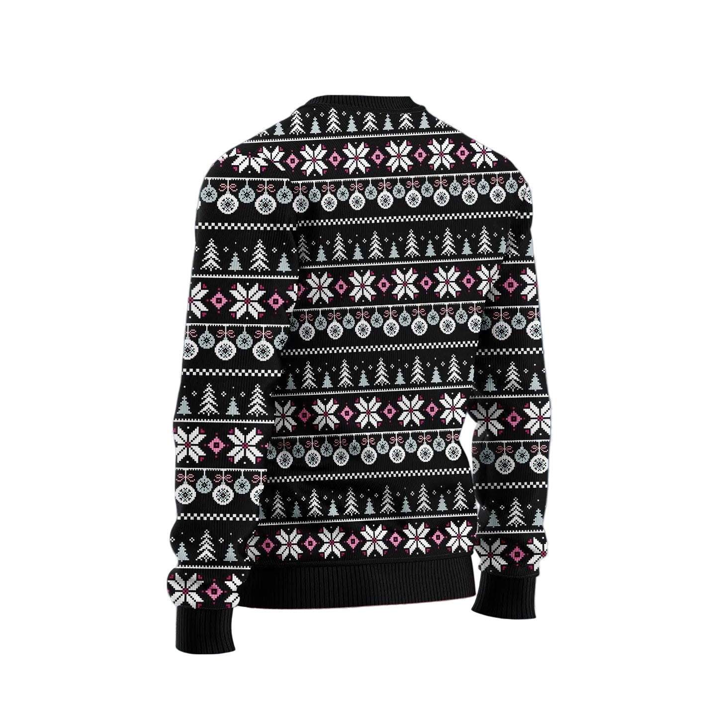 Fla La La Flamingo Ugly Christmas Sweater, Funny Tropical Pullover for Bird Lovers, Festive Winter Party Outfit