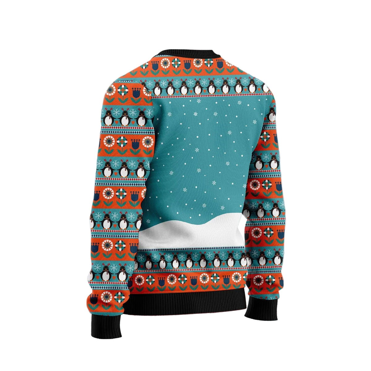 Penguins I Don't Have to Be Good I'm Cute Ugly Christmas Sweater, Holiday Themed Print, Christmas Party Outfit