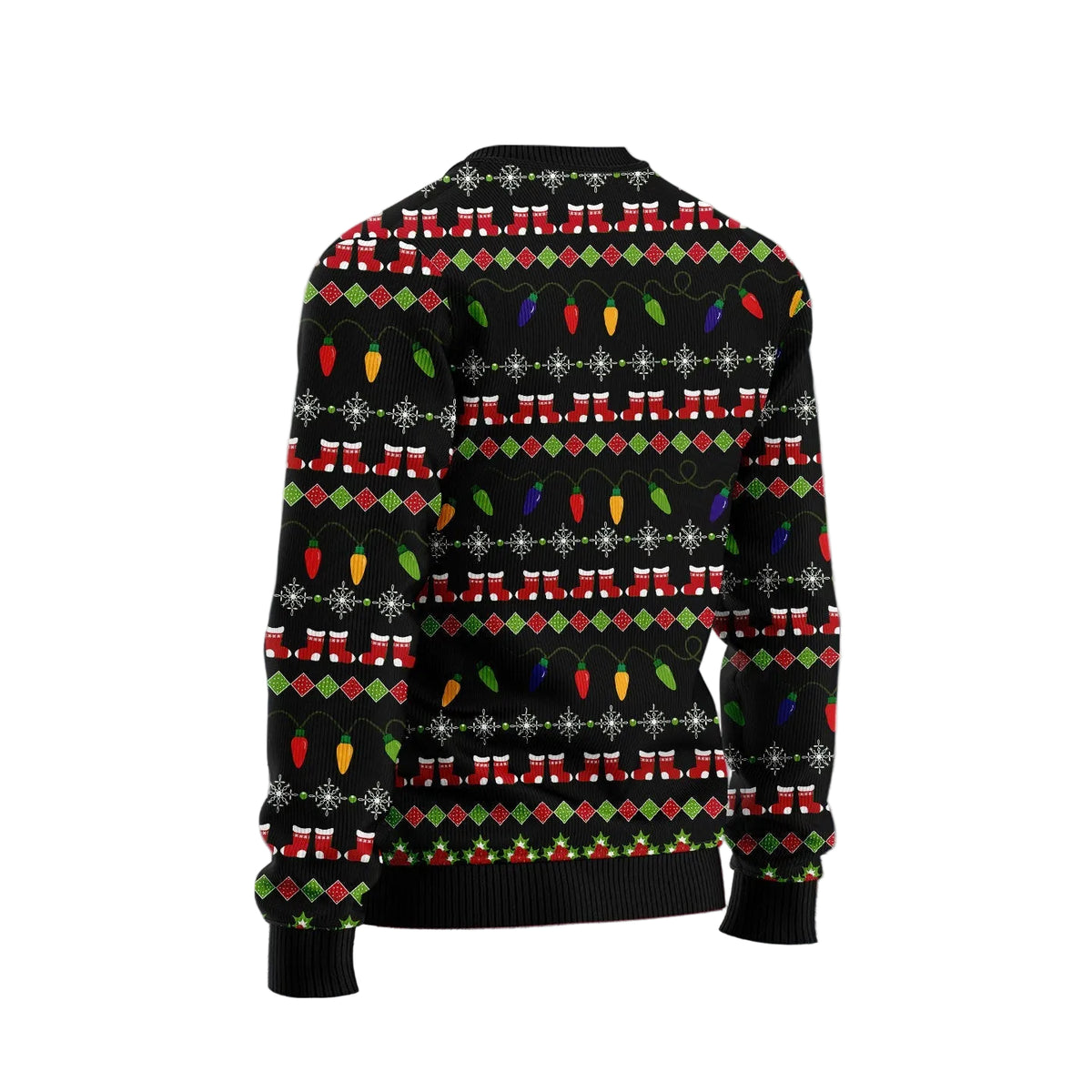 Santa's Favorite Dad Ugly Christmas Sweater, Funny Christmas Dad Holiday Print, Seasonal Gift for Dads and Fathers