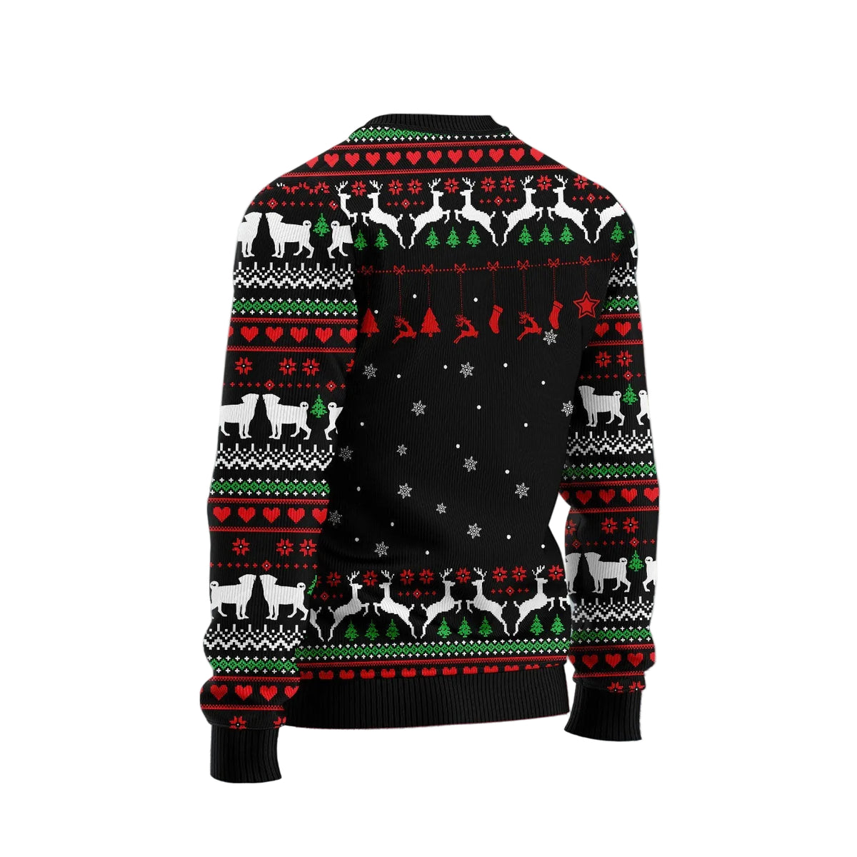 I'm not single I have a Pug Ugly Christmas Sweater | Holiday Gift for Pug Lovers | Matching Family Party Outfit