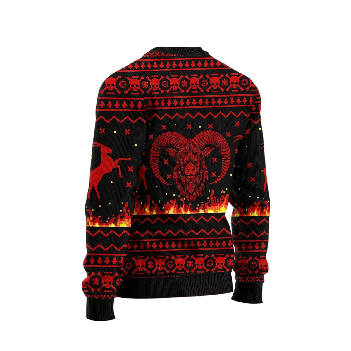 Merry Antichristmas Satan Claus Ugly Christmas Sweater, Unisex Holiday Party Outfit for Alternative Holiday Fans