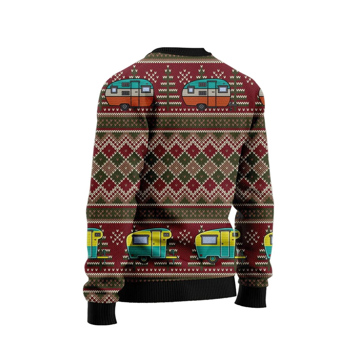 My Christmas Wish More Camping Ugly Christmas Sweater, Outdoor Lover Holiday Party Outfit and Gift for Campers
