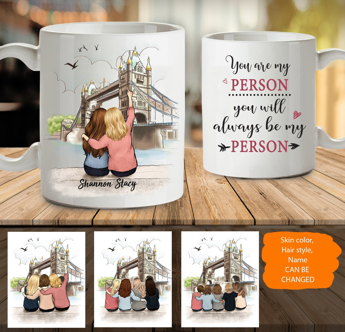 Custom Friendship Mugs - London Mug 05