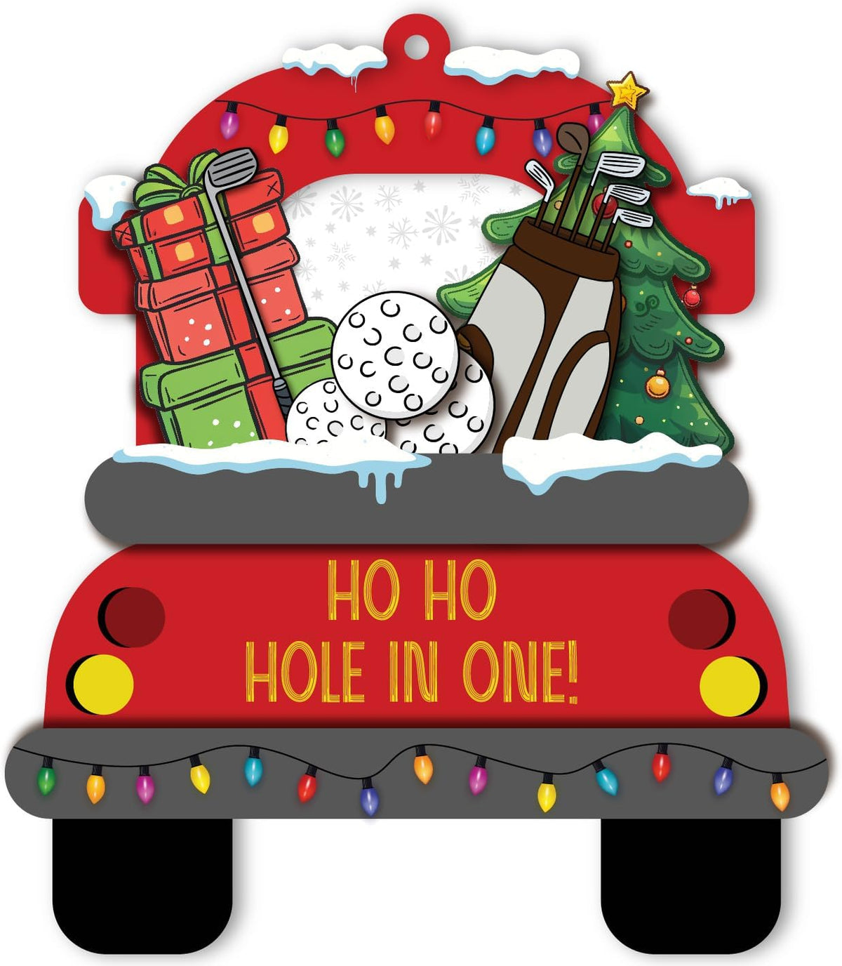 Golf Christmas Ornament for Golf Lover, Golf Gifts for Men Golfers, Golf Player Sports-Themed Holiday Decor, Golfer Keepsake, for Golf Fans