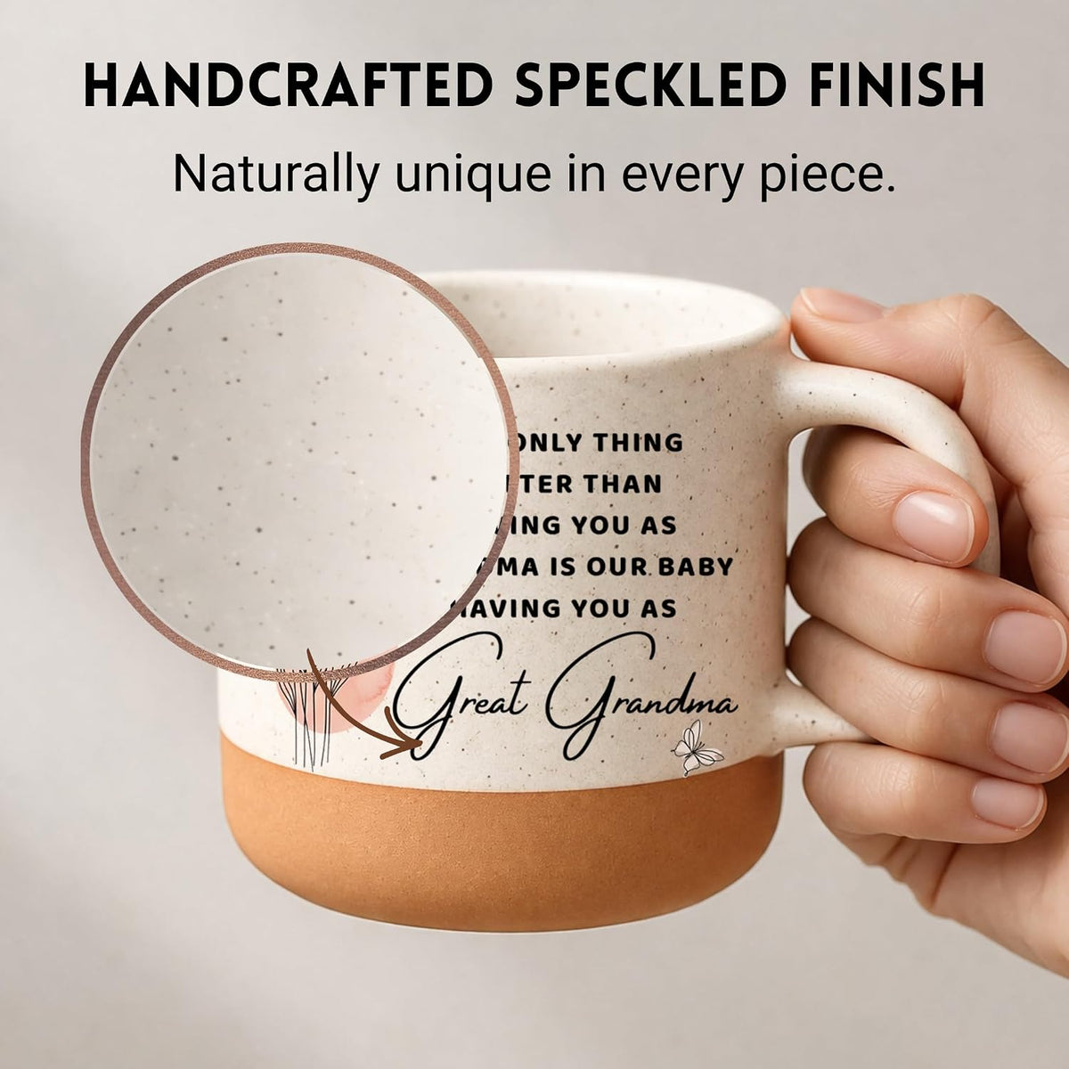 TAMUNBEE Great Grandma Gifts, Great Grandma Coffee Mug 13oz, Sentimental Mothers Day, Birthday, Xmas Gift for Her, Great Grandmother Gifts