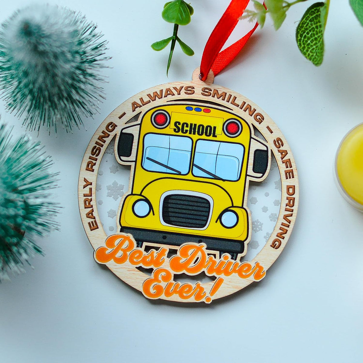 Christmas Ornament For School Bus Driver - Bus Driver Appreciation Keepsake