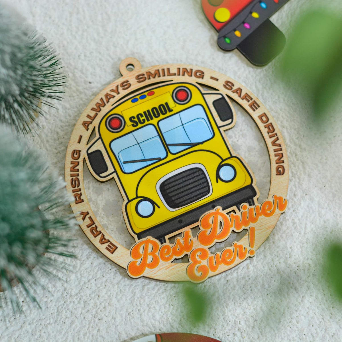 Christmas Ornament For School Bus Driver - Bus Driver Appreciation Keepsake
