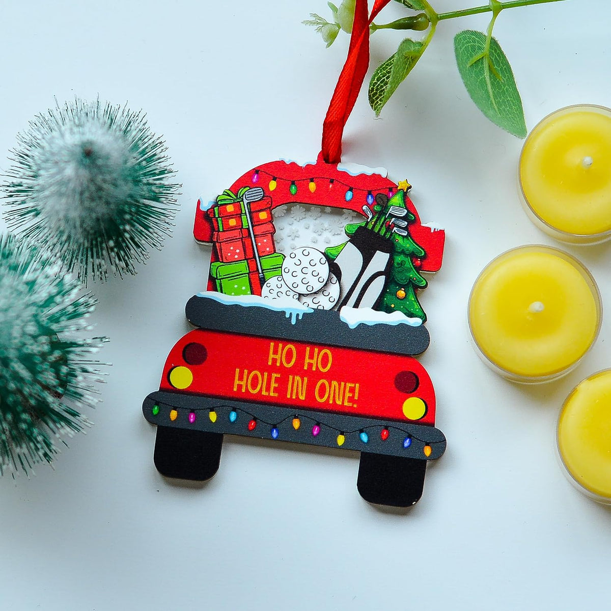 Golf Christmas Ornament for Golf Lover, Golf Gifts for Men Golfers, Golf Player Sports-Themed Holiday Decor, Golfer Keepsake, for Golf Fans