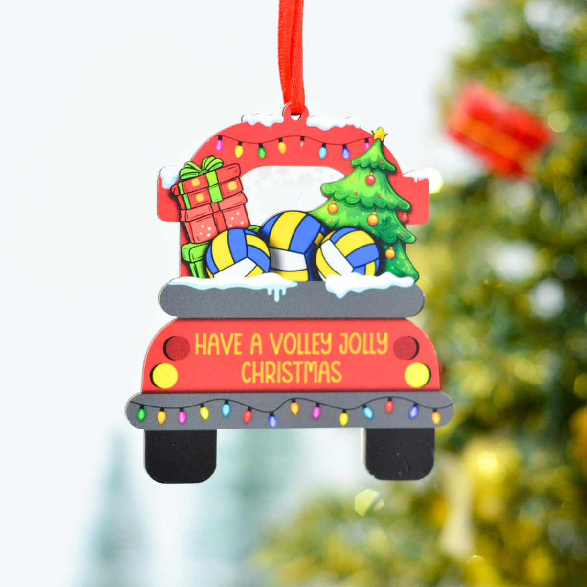 Volleyball Christmas Ornament, Gifts for Volleyball Lovers, Volleyball Players, Friends, Team Teen Girls Christmas Tree Decor, Sports Themed Christmas Ornaments