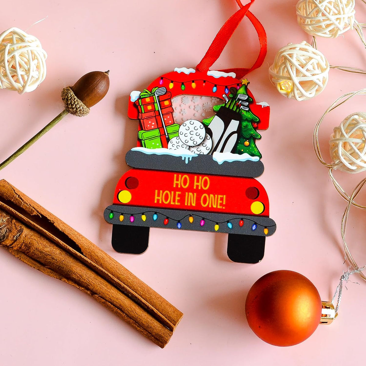 Golf Christmas Ornament for Golf Lover, Golf Gifts for Men Golfers, Golf Player Sports-Themed Holiday Decor, Golfer Keepsake, for Golf Fans