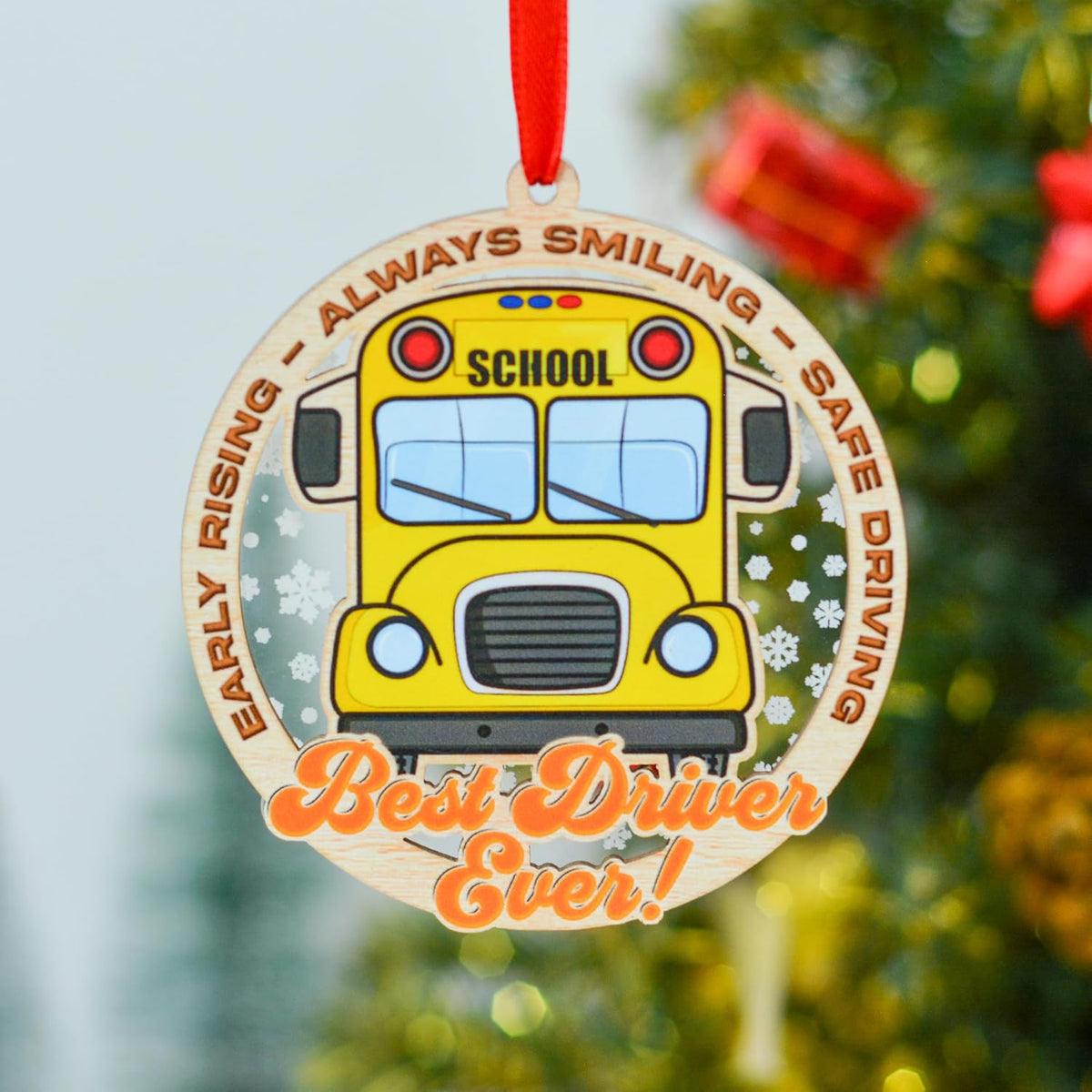 Christmas Ornament For School Bus Driver - Bus Driver Appreciation Keepsake